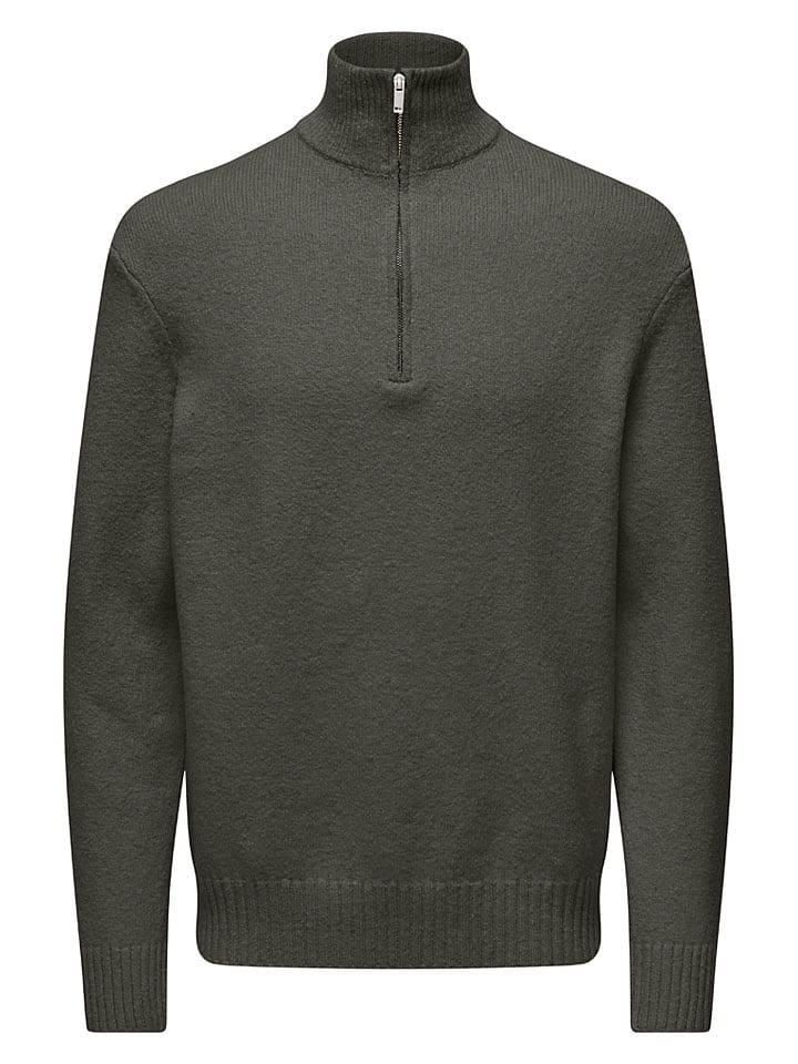 Sweter "James" w kolorze ciemnoszarym