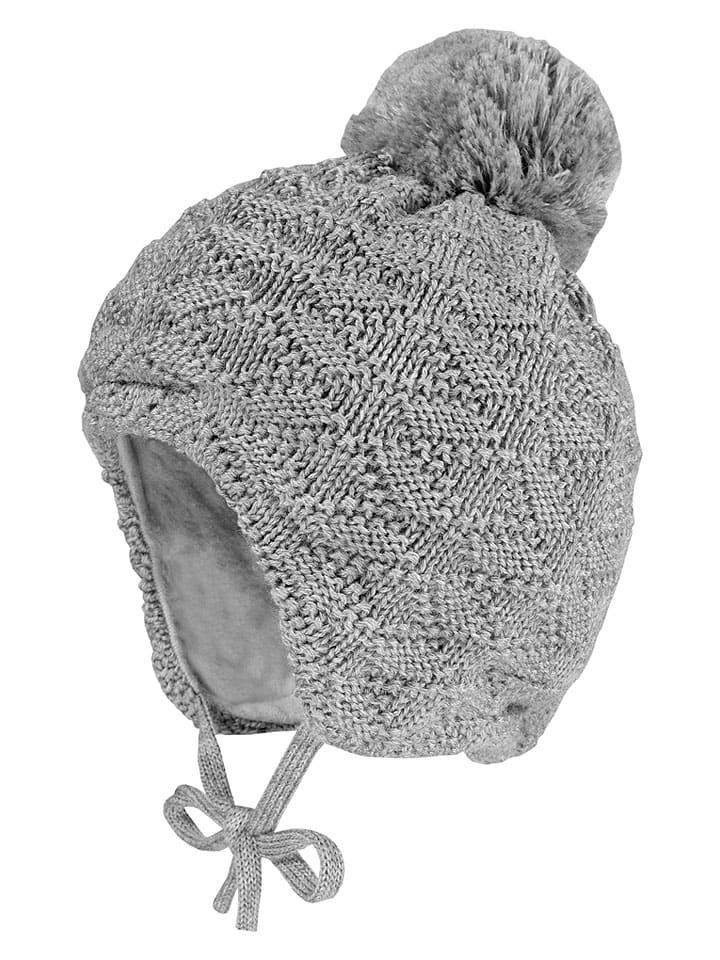 Woll-Mütze in Grau
