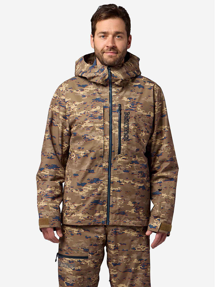 Ski-/snowboardjas "Refuge" lichtbruin