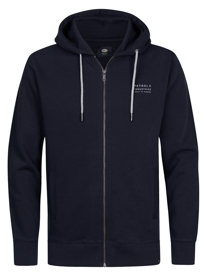 Sweatjacke in Dunkelblau
