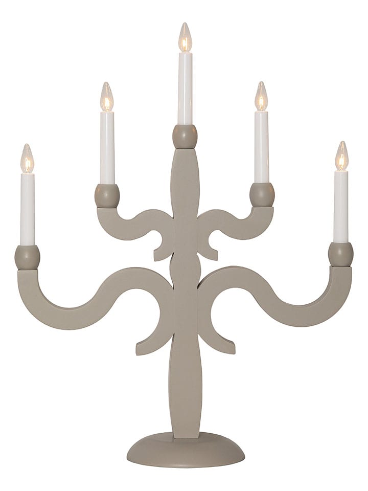 Fensterleuchter "Canna" in Beige - (B)43 x (H)55 cm