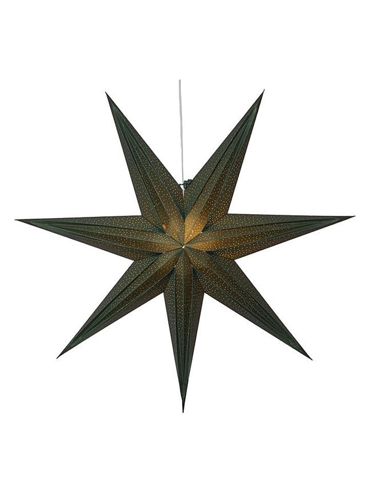 Gwiazda papierowa "Holly" w kolorze zielonym - Ø 75 cm