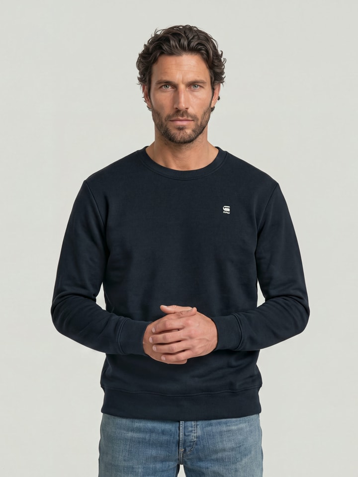 Sweatshirt in Dunkelblau