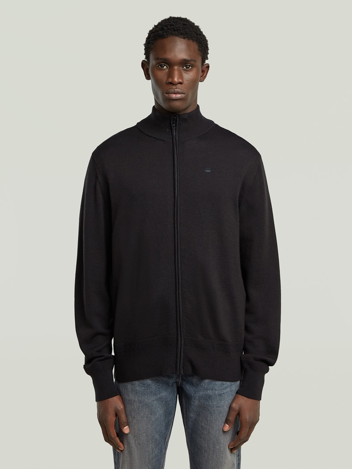 Wollcardigan in Schwarz