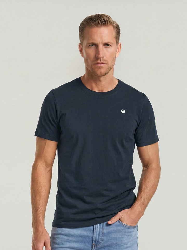 Shirt donkerblauw