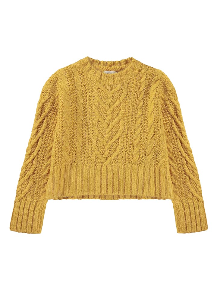Sweter w kolorze żółtym