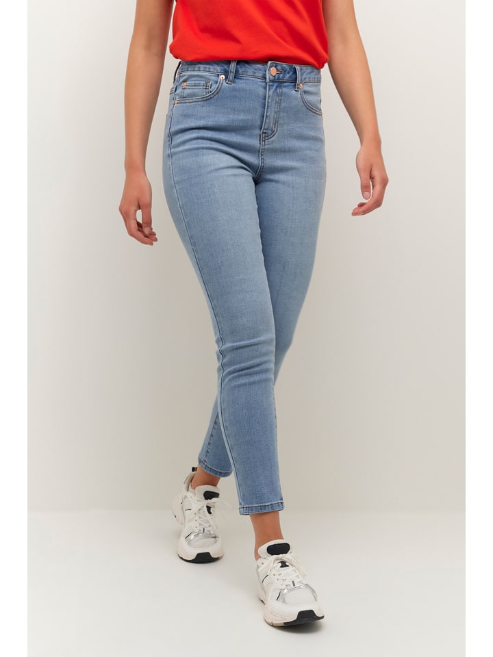 Dżinsy - Slim fit - w kolorze błękitnym