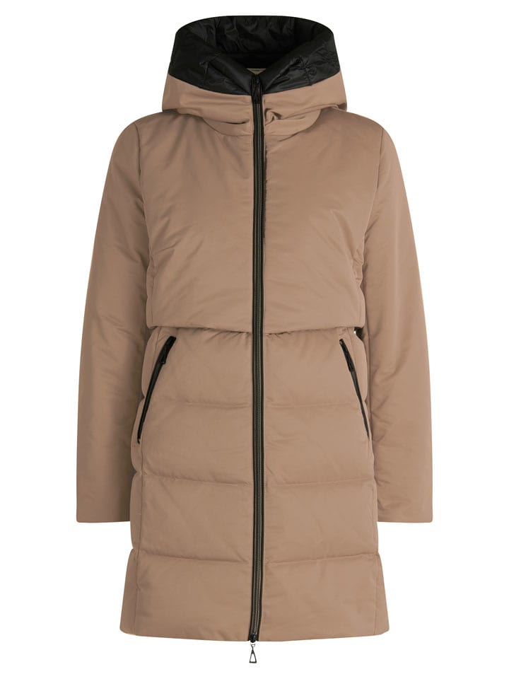 Wintermantel taupe