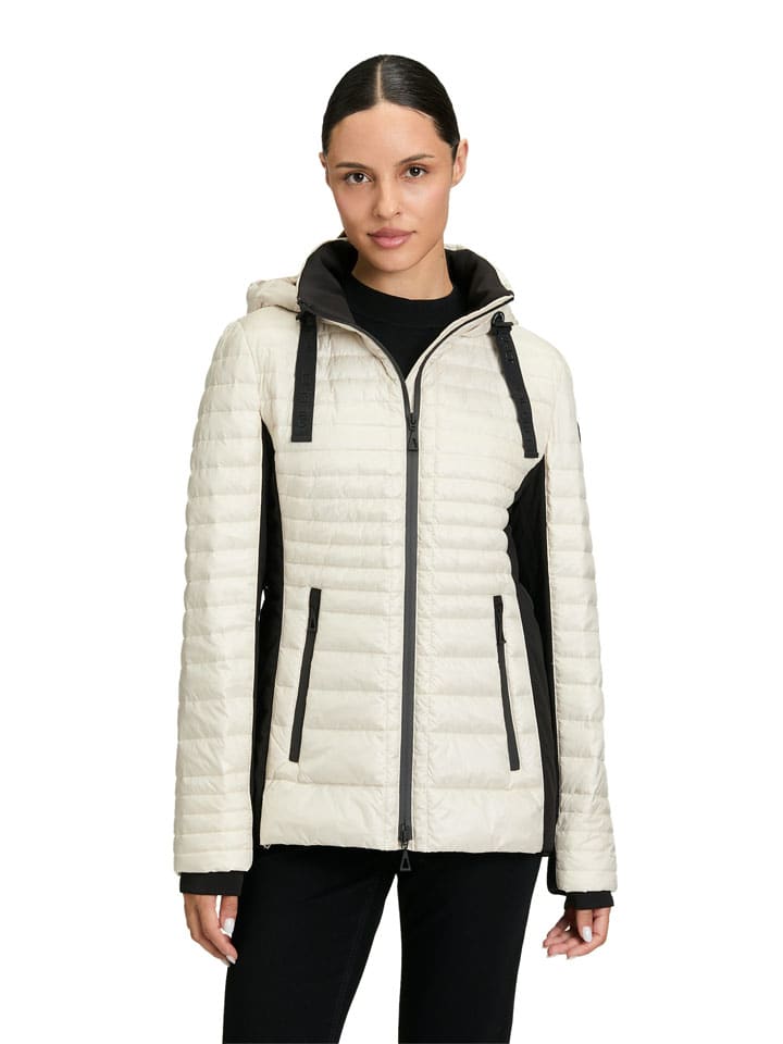 Steppjacke in Creme