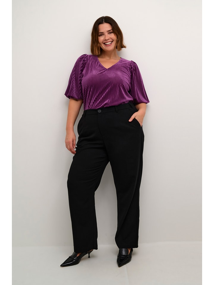 Samtshirt "cacanna" in Lila