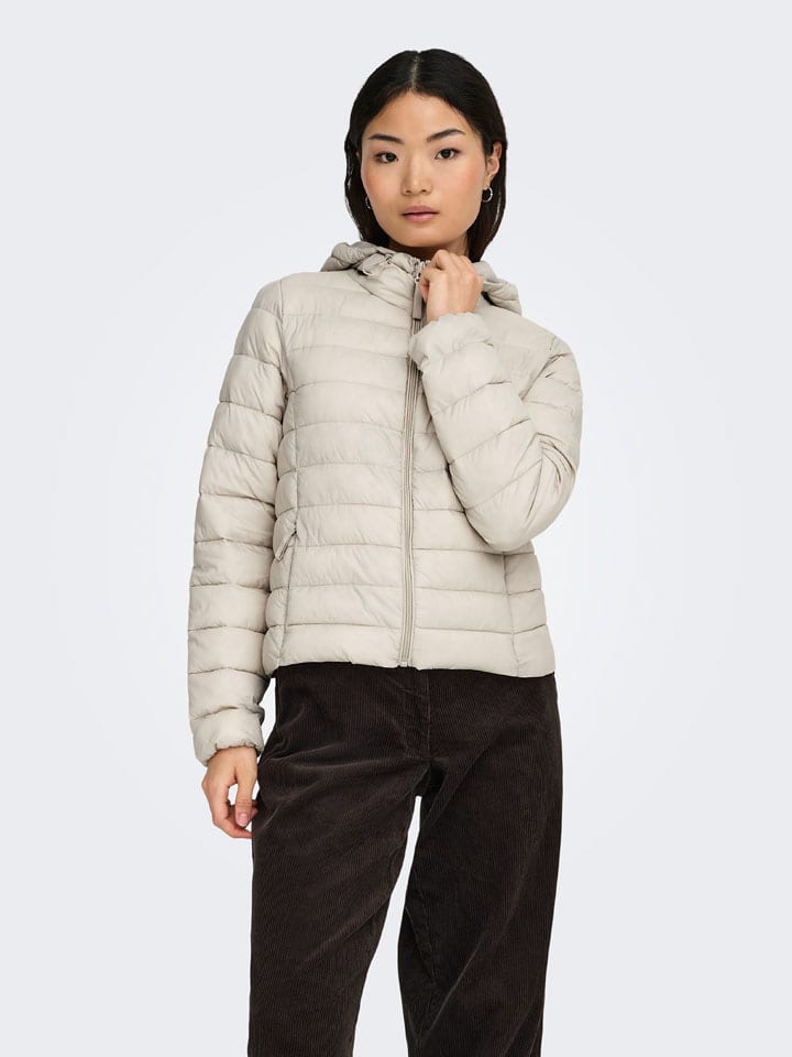 Steppjacke in Beige