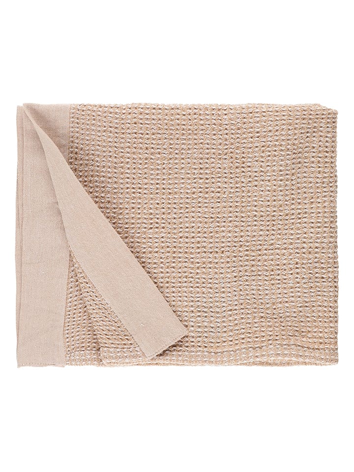 Saunakussenhoes ''Kenno'' beige/wit - (L)60 x (B)160 cm