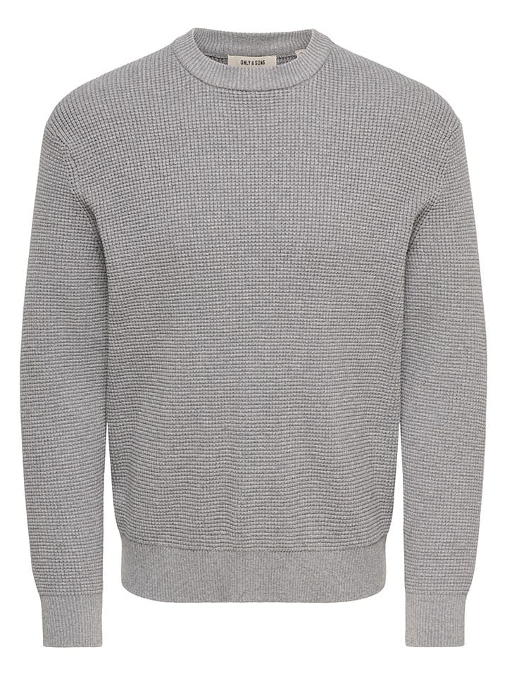 Sweter "Marius" w kolorze jasnoszarym