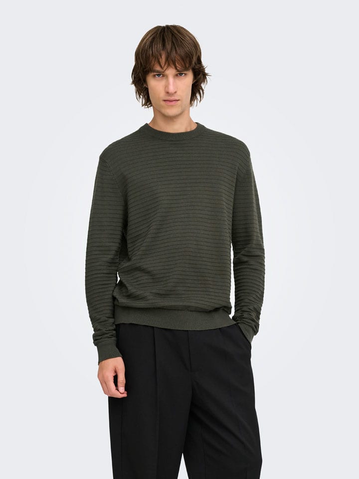 Sweter "Storm" w kolorze khaki