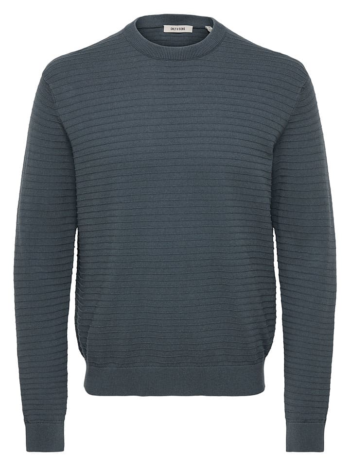Pullover "Storm" in Blaugrau