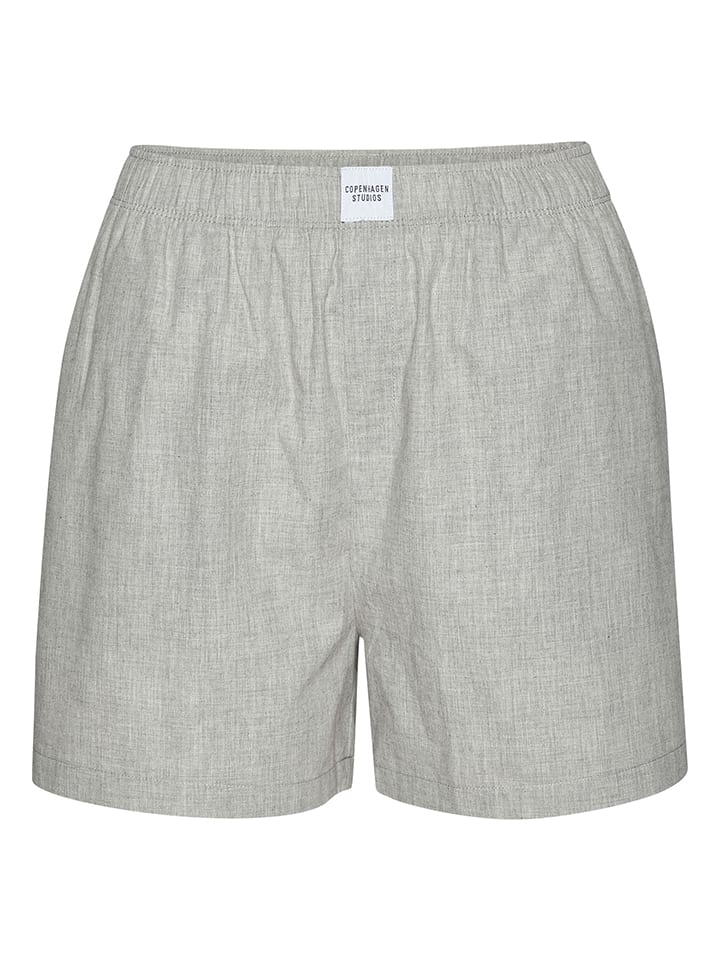Pyjama-Shorts in Grau