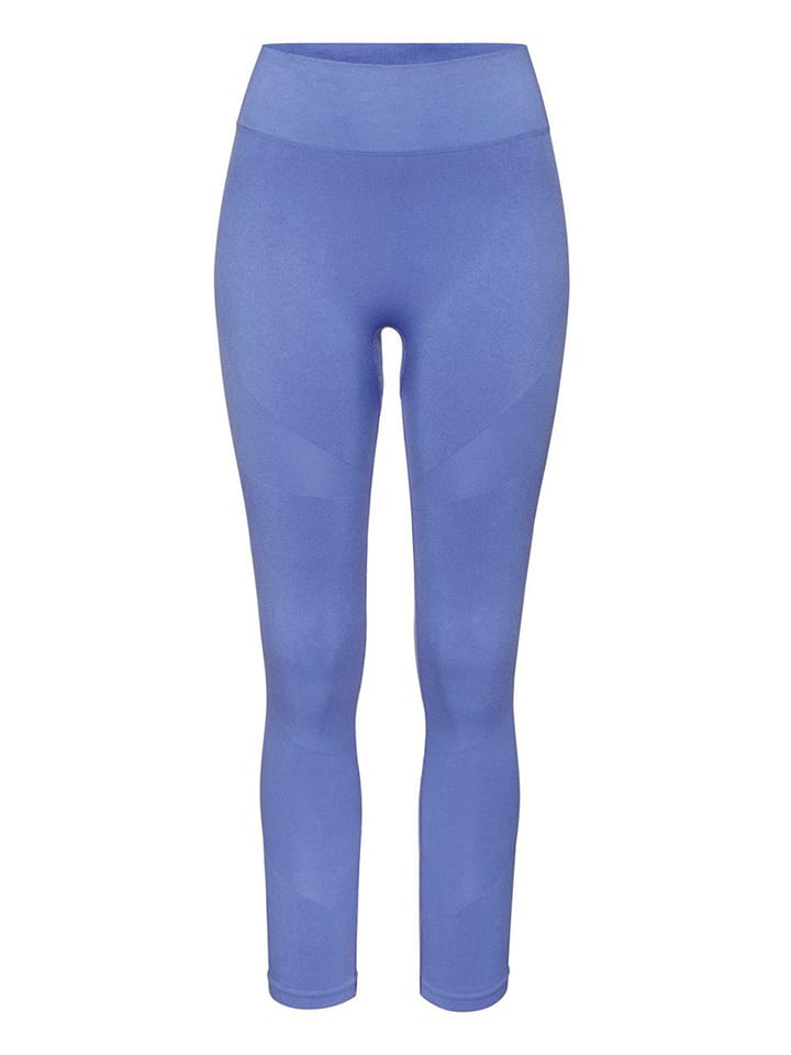Legginsy sportowe w kolorze niebieskim