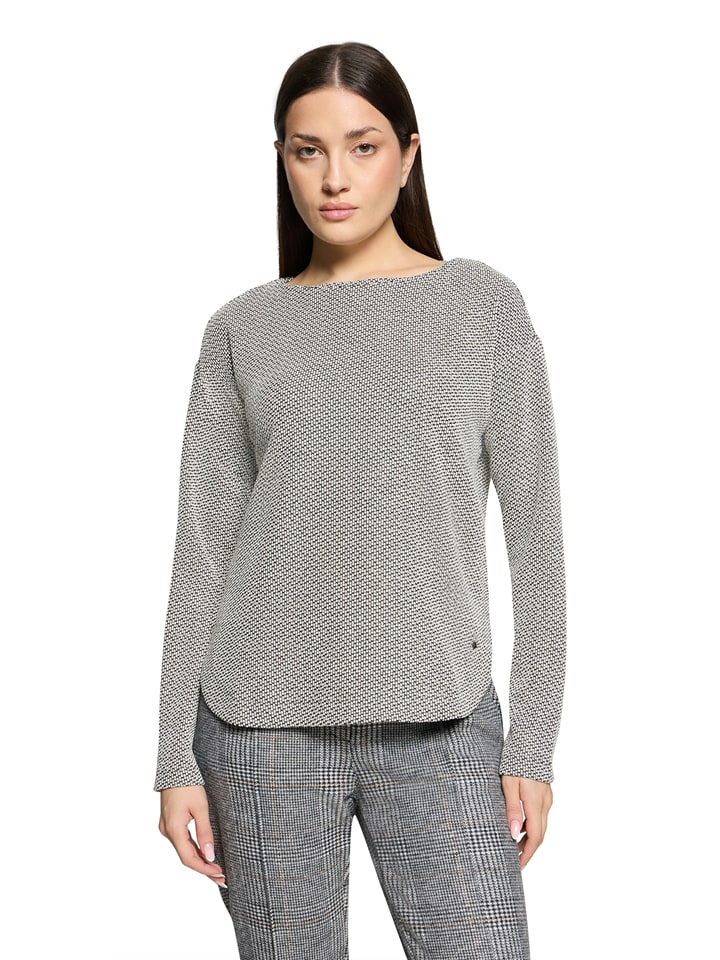 Longsleeve wit/zwart