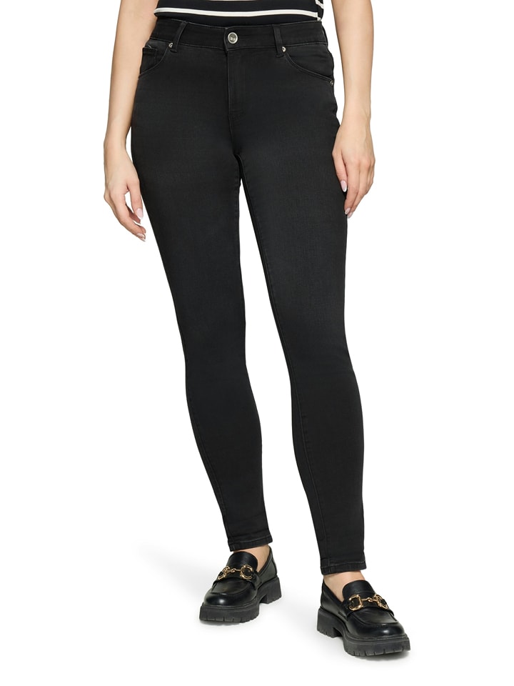 Dżinsy - Slim fit - w kolorze czarnym