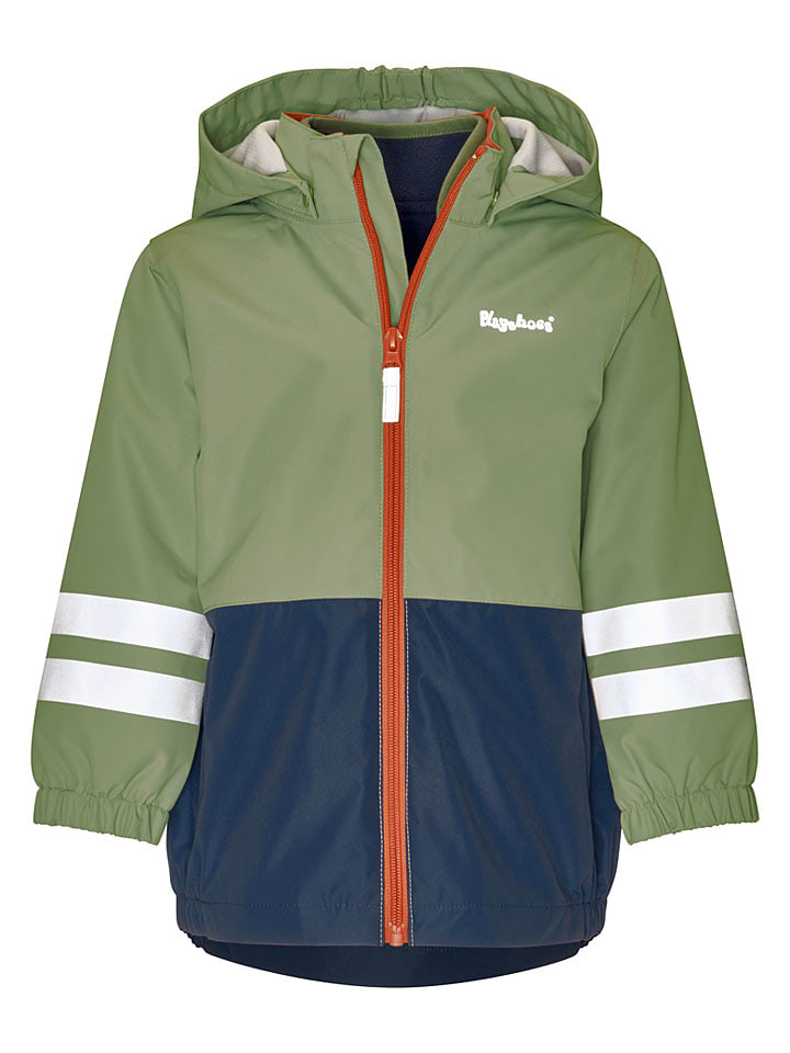 3-in-1 regenjas olijfgroen/donkerblauw