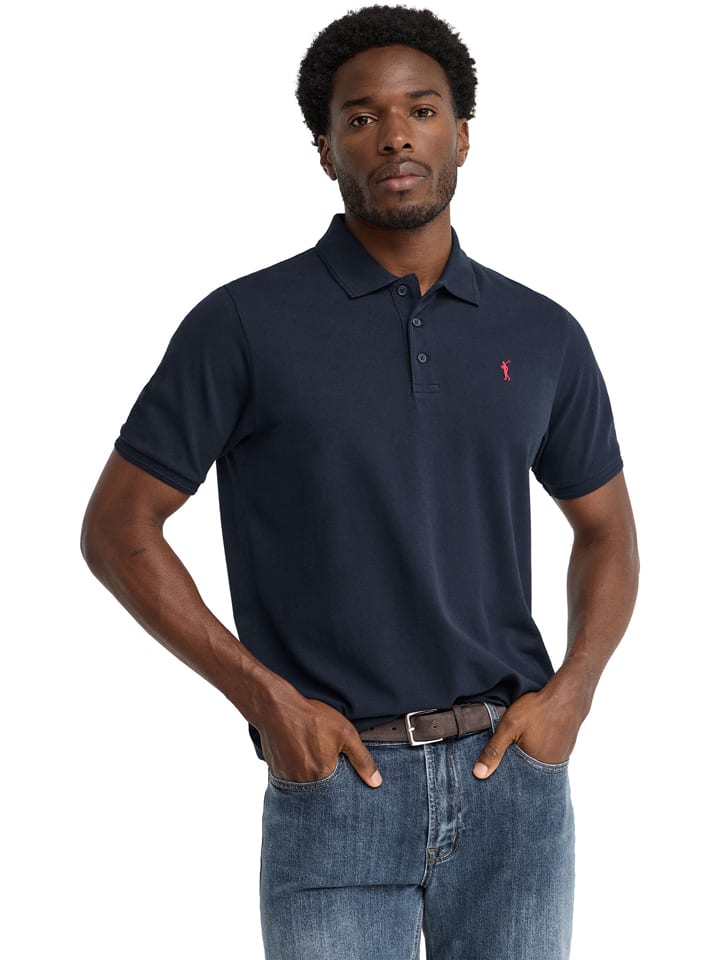 Koszulka polo w kolorze granatowym