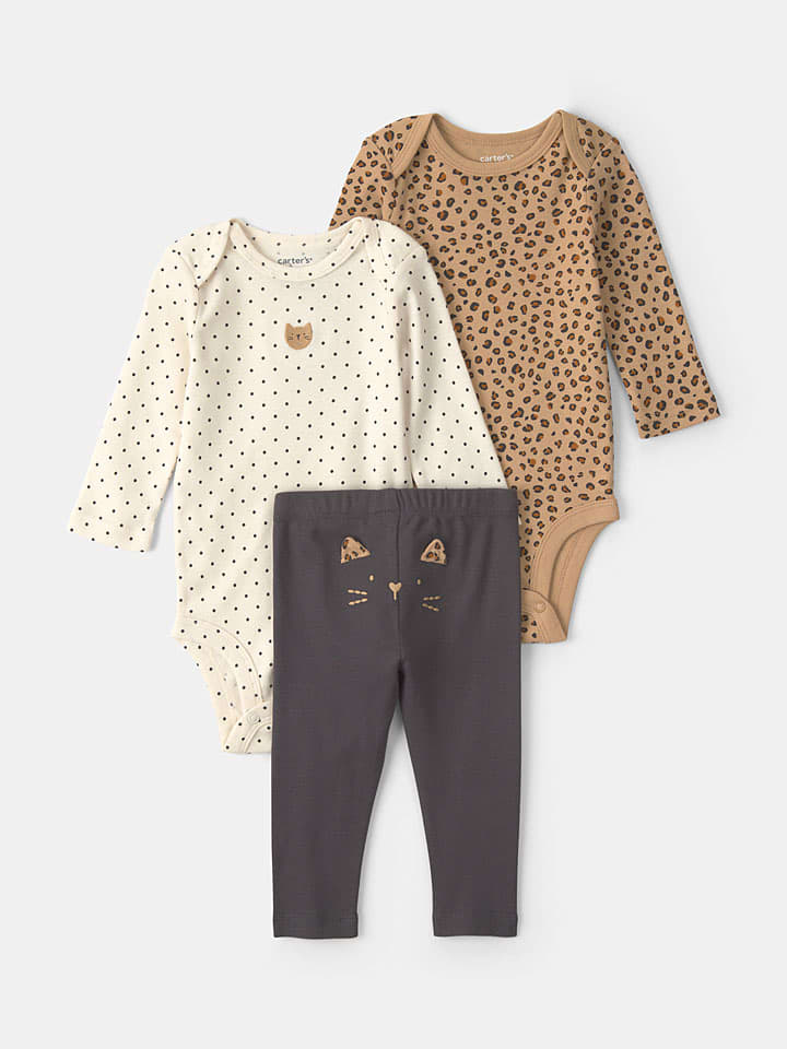 3tlg. Outfit in Bunt