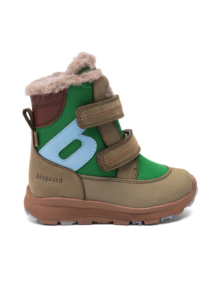 Winterlaarzen ''Spencer'' lichtbruin/groen