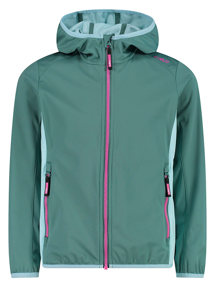 Softshelljacke in Türkis