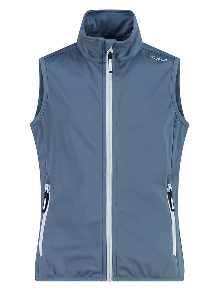 Softshellweste in Blau