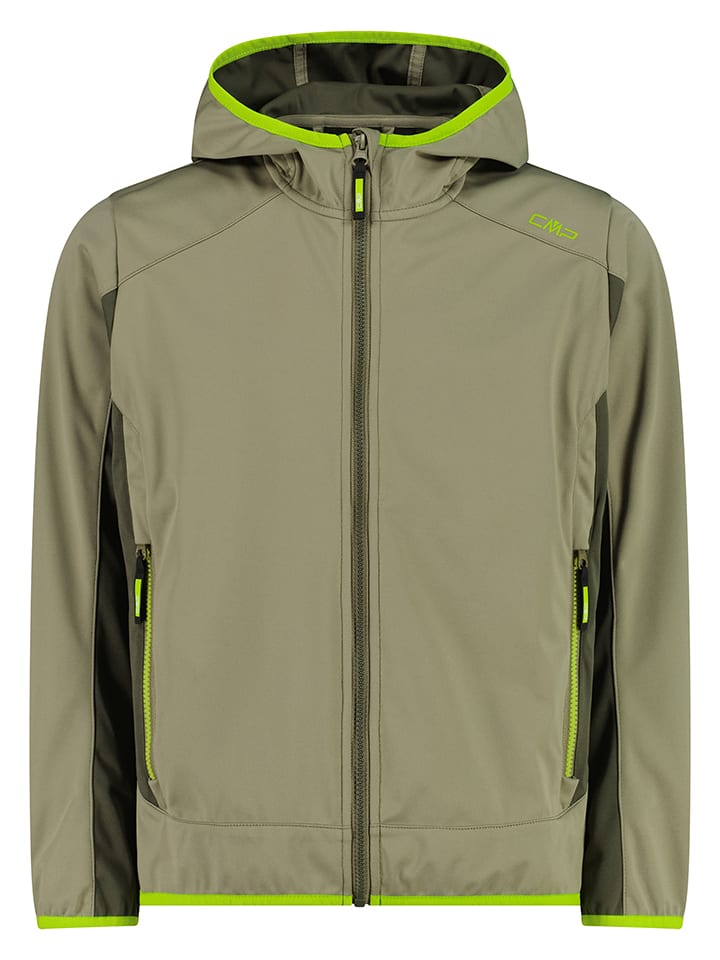 Softshelljacke in Khaki