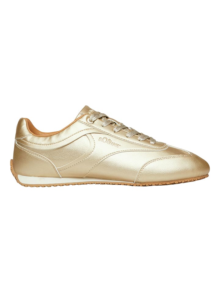 Sneakers goudkleurig