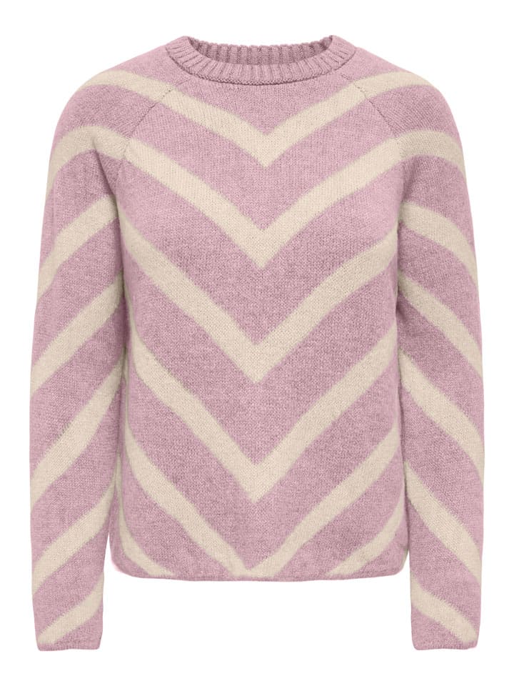 Sweter w kolorze jasnoróżowym