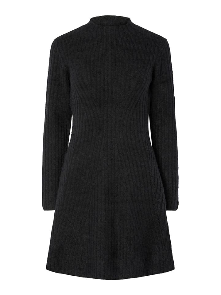Strickkleid in Schwarz