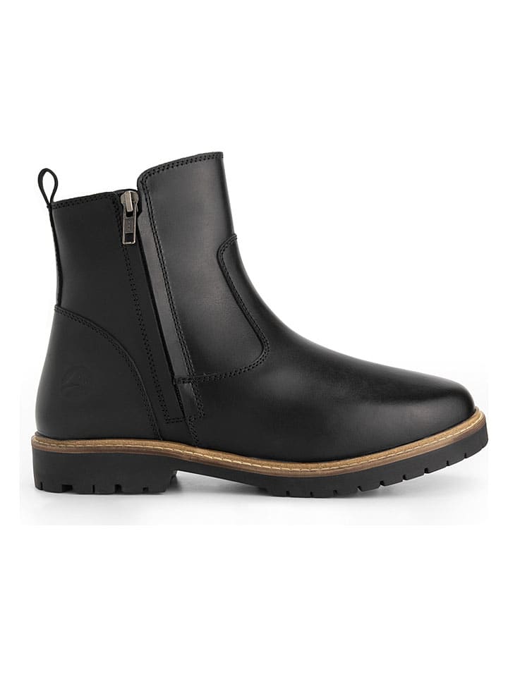 Leren boots "Bronderslev" zwart