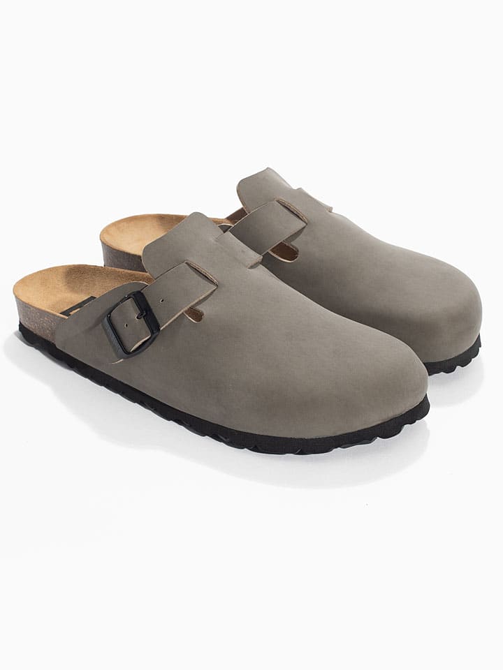Pantoffels "Moke" taupe