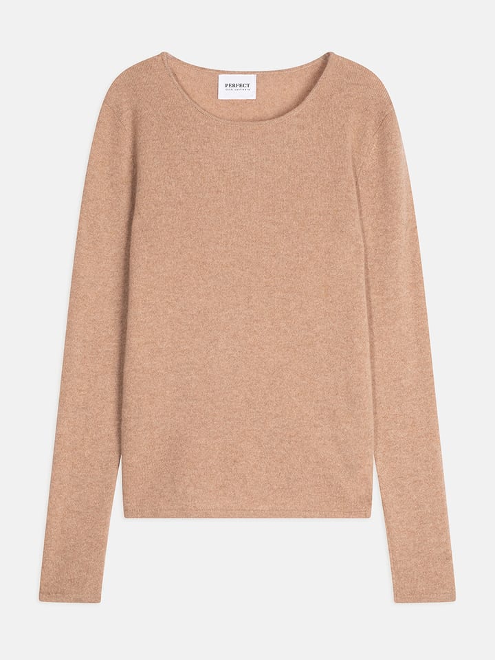 Kaschmir-Pullover "Oprah" in Camel