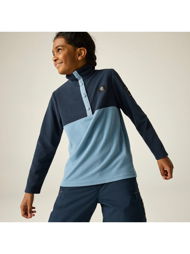 Fleece trui "Rapid" donkerblauw/lichtblauw