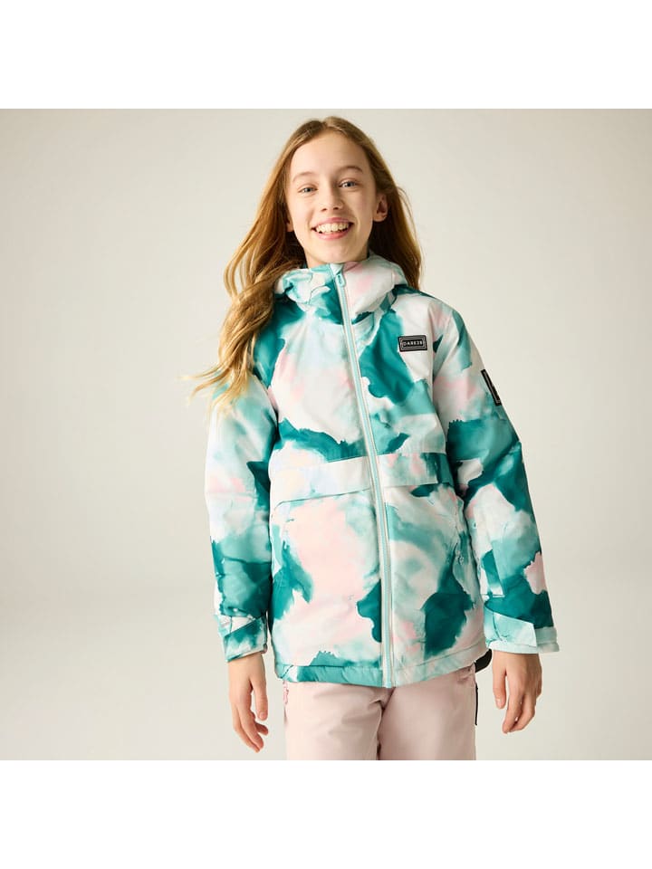 Ski-/snowboardjas "WingIt" crème/turquoise