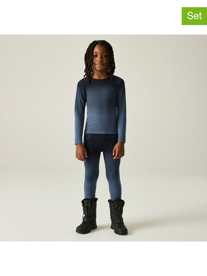 2-delige set: thermo-ondergoed "The Zn III" blauw