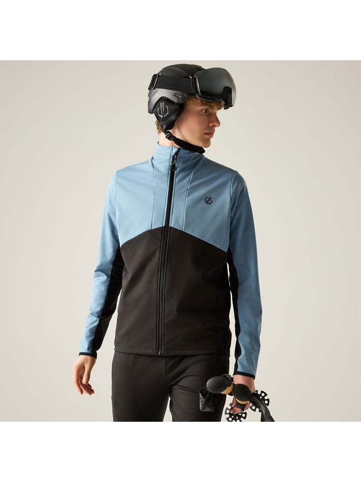 Functionele jas "Pro Move 3" zwart/lichtblauw