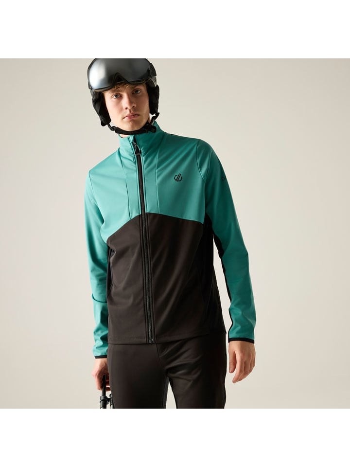 Funktionsjacke "Pro Move 3" in Schwarz/ Türkis