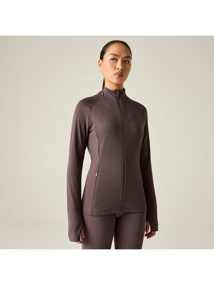 Fleecejacke "Refresh" in Braun
