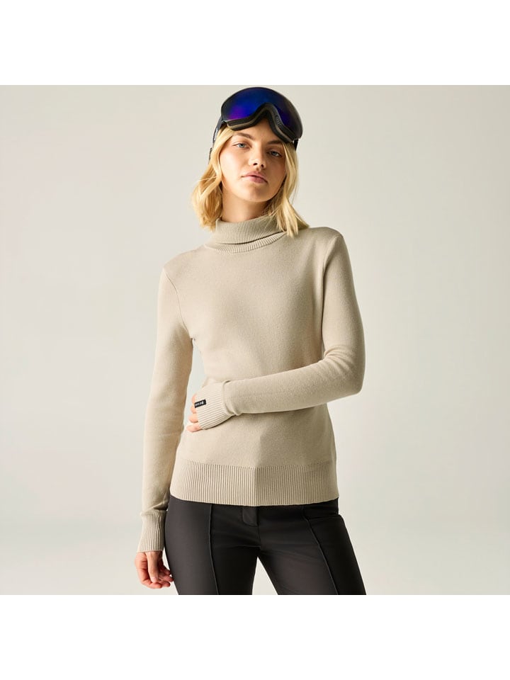 Bluza polarowa "Diam" w kolorze beżowym