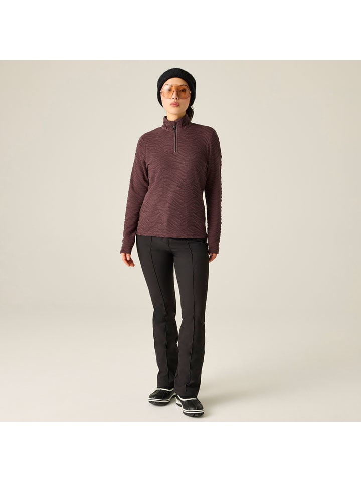 Fleece trui "Glamorize IV" bruin