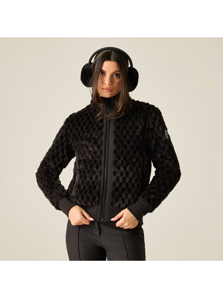 Fleece vest "Glitz" zwart