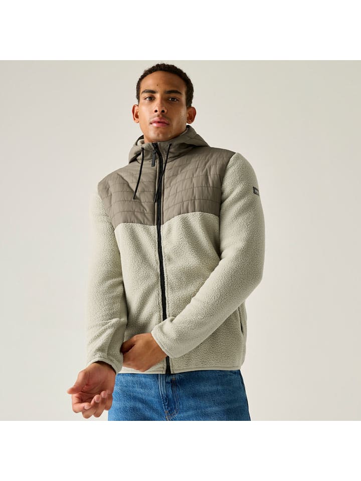 Hybridjacke "Frankie Borg" in Creme