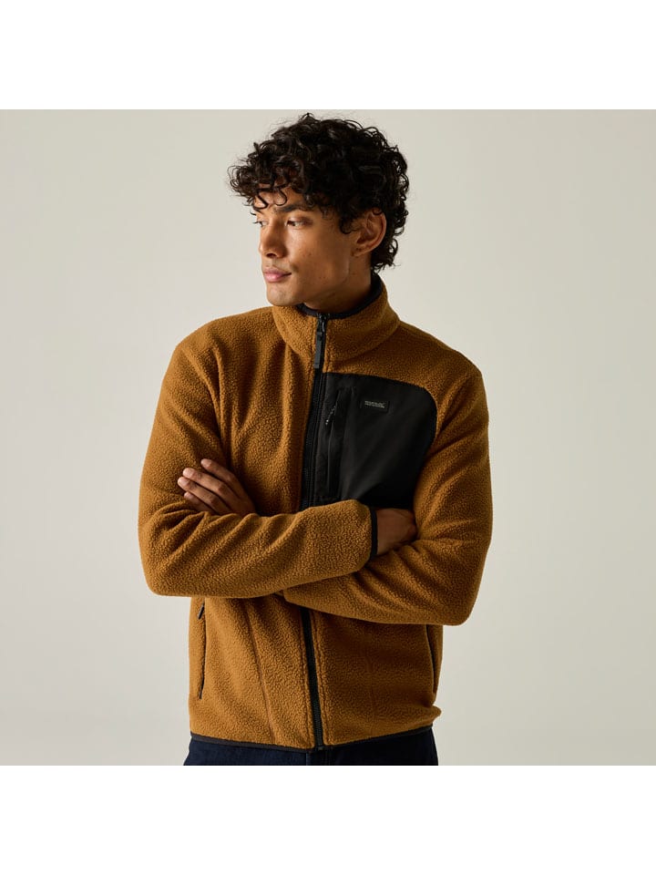 Fleece vest "Frankie Borg" geel