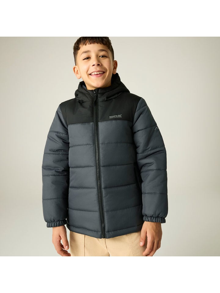Winterjacke "Lofthouse" in Anthrazit/ Schwarz