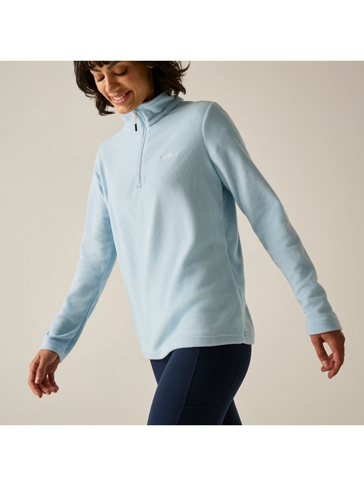 Fleece trui "Sweethart" lichtblauw