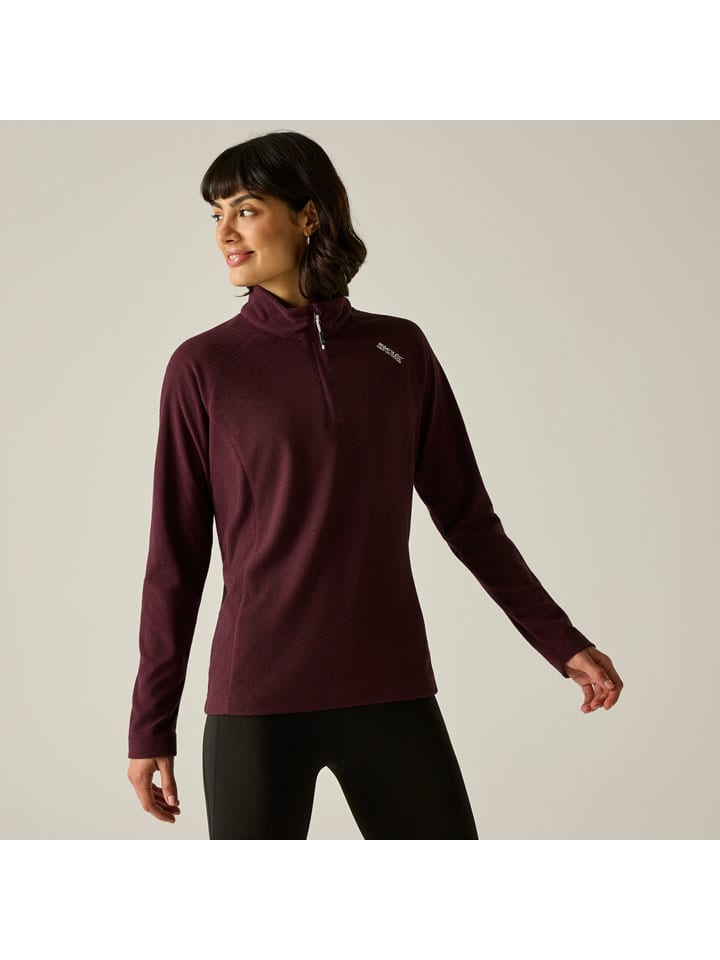 Bluza polarowa "Montes" w kolorze bordowym